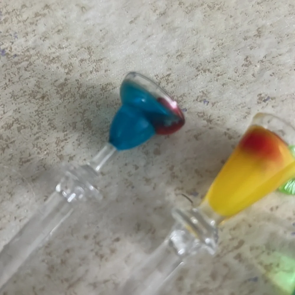 Plastic Cocktail Swizzle Sticks set of 4